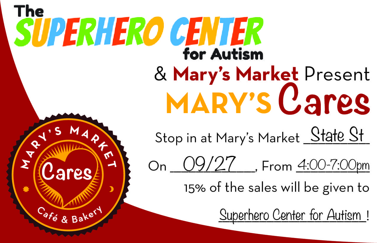 Mary's Cares Night to Benefit Superhero Center for Autism